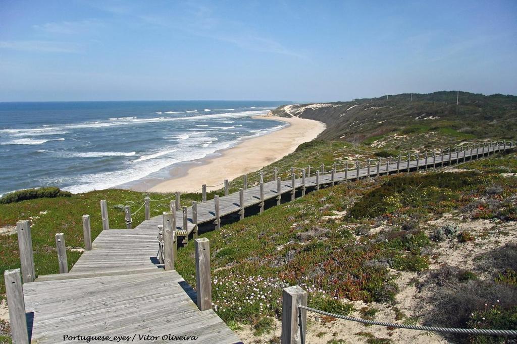 Casa Da Praia Das Paredes-Nazare Senhora da Vitoria Exteriör bild